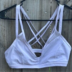 Lululemon Athletica Light Purple Strappy Bra Size 8